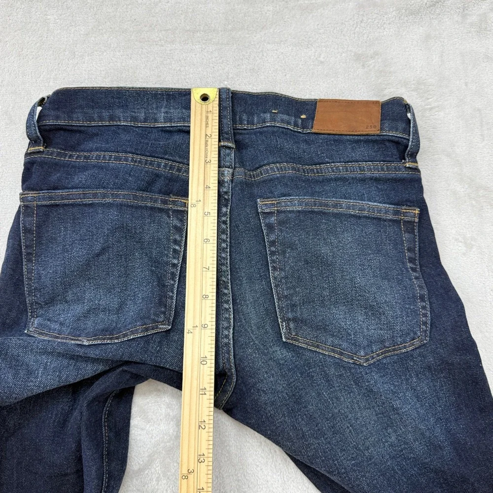 J.Crew 250 Skinny Jeans Mens 28x32 Dark Indigo Kurabo Japanese Dark Denim Preppy